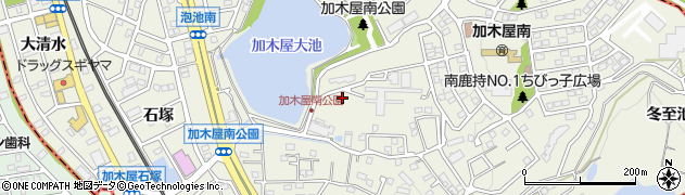 愛知県東海市加木屋町（南鹿持）周辺の地図