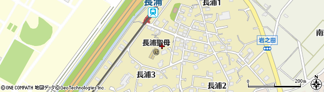 カトリック長浦教会周辺の地図