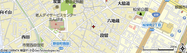 愛知県刈谷市野田町段留38周辺の地図