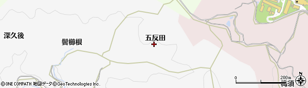 愛知県岡崎市箱柳町（五反田）周辺の地図