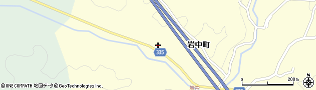愛知県岡崎市岩中町（松葉田）周辺の地図
