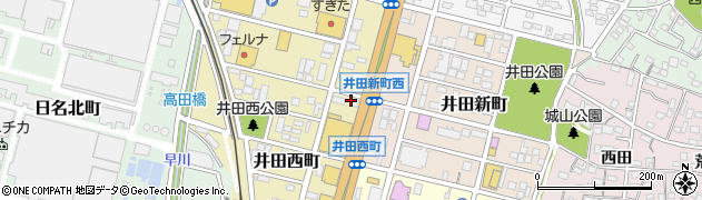 大阪梅田お好み焼本舗　岡崎店周辺の地図