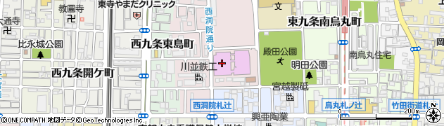 京都府庁府民生活部消費生活安全センター周辺の地図