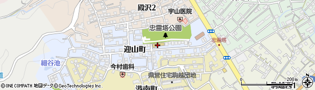 静岡市役所　清水駒越保育園周辺の地図