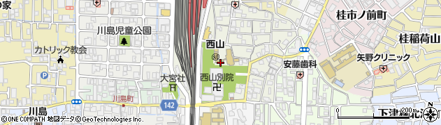 京都府京都市西京区川島北裏町周辺の地図