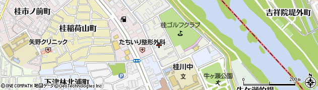 京都府京都市西京区桂南滝川町周辺の地図