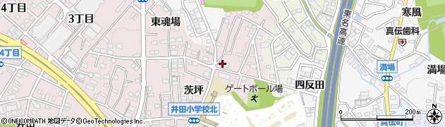 吉田石仏店周辺の地図