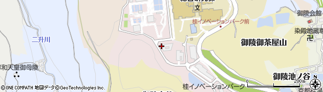 京都府京都市西京区御陵大原周辺の地図