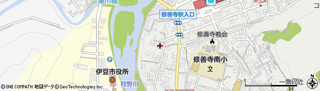 静岡県伊豆市柏久保541周辺の地図