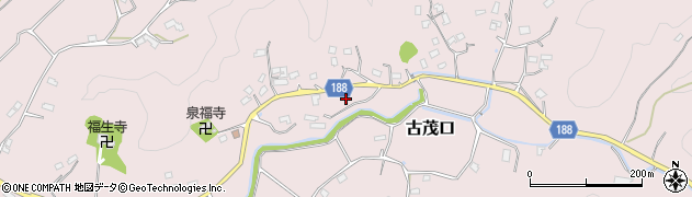 千葉県館山市古茂口周辺の地図
