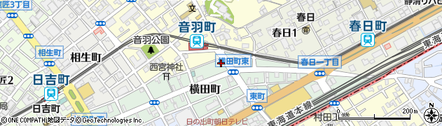 株式会社まるやま　静岡店周辺の地図