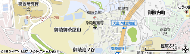 京都府京都市西京区御陵池ノ谷12周辺の地図