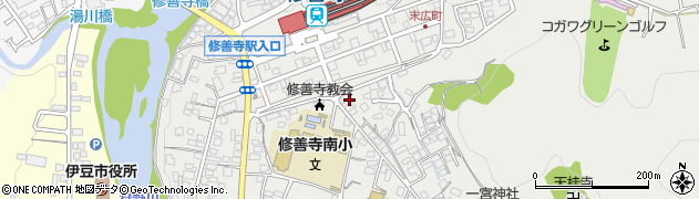 静岡県伊豆市柏久保229-3周辺の地図