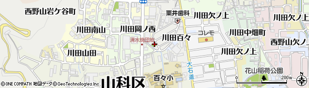 川田土仏公園周辺の地図