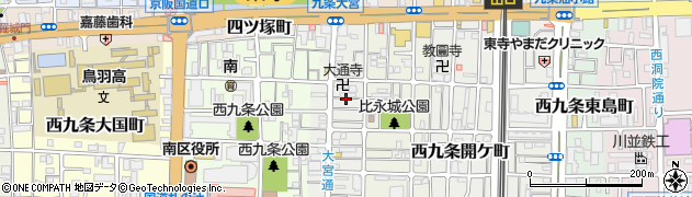 ＊西九条比永城町[高戸]駐車場周辺の地図