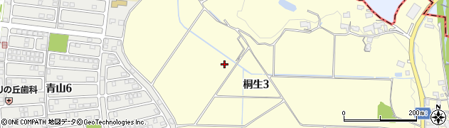 滋賀県大津市桐生周辺の地図