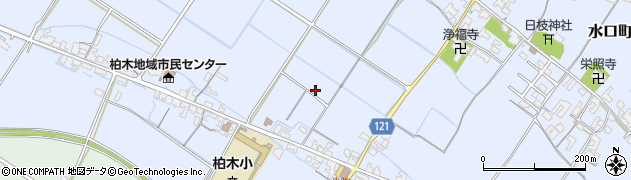 滋賀県甲賀市水口町北脇周辺の地図