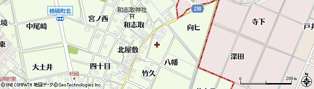 愛知県安城市柿碕町八幡13周辺の地図