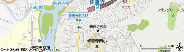 静岡県伊豆市柏久保602周辺の地図