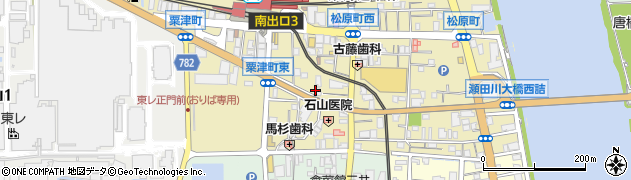 花嫁の館　美容室石山店周辺の地図