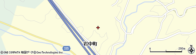 愛知県岡崎市岩中町（ホツタクゴ）周辺の地図