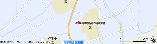 愛知県新城市作手高里（木戸口）周辺の地図