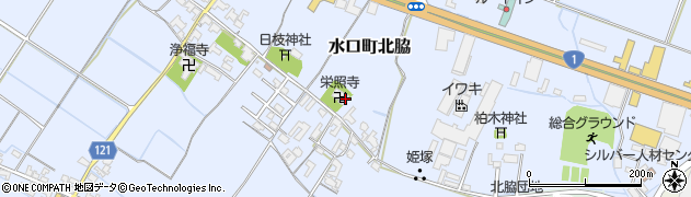 栄照寺周辺の地図