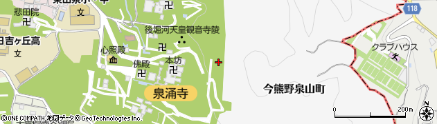 京都府京都市東山区今熊野泉山町周辺の地図