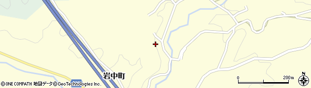 愛知県岡崎市岩中町（下）周辺の地図