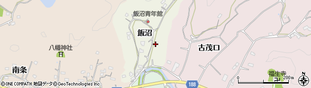 千葉県館山市飯沼周辺の地図