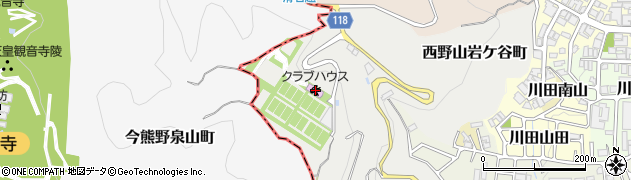 京都府京都市山科区西野山岩ケ谷町27周辺の地図