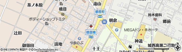 愛知県岡崎市橋目町（勘介屋敷）周辺の地図