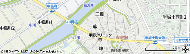 愛知県刈谷市高須町乾周辺の地図