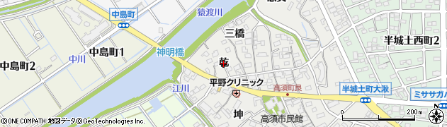 愛知県刈谷市高須町（乾）周辺の地図