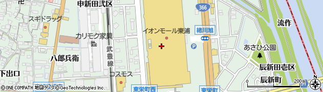 東海東京証券トヨタＦＳプラザ　イオンモール東浦内営業所周辺の地図