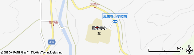 新城市立鳳来寺小学校周辺の地図