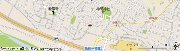 三重県四日市市尾平町周辺の地図