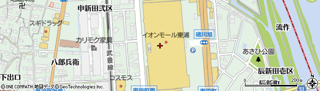 築地銀だこ　イオンモール東浦店周辺の地図