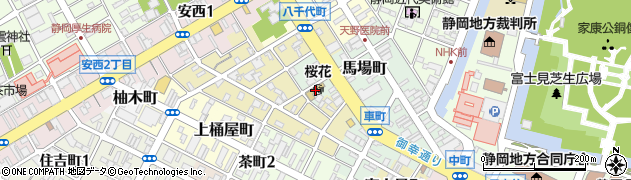 静岡県静岡市葵区馬場町77周辺の地図