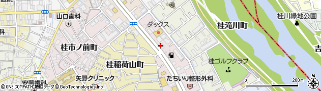 第一旭 桂店周辺の地図