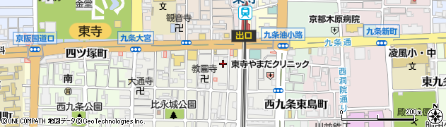 京都府京都市南区西九条開ケ町123周辺の地図