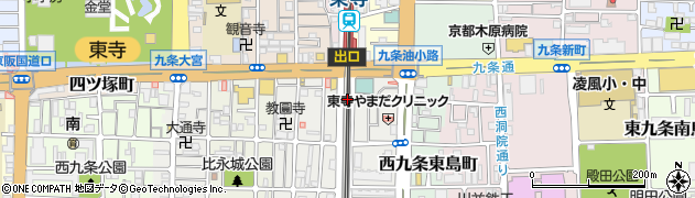 京都府京都市南区西九条島町66周辺の地図
