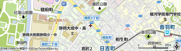 清水銀行鷹匠町支店周辺の地図
