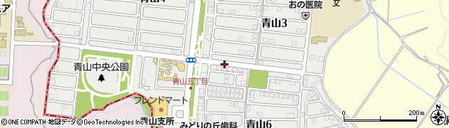 滋賀県大津市青山周辺の地図