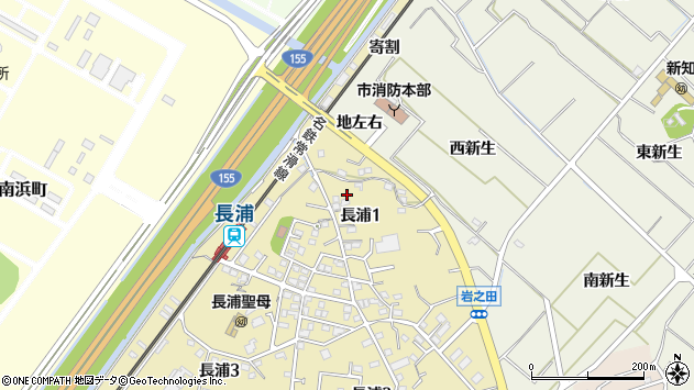 〒478-0042 愛知県知多市長浦の地図