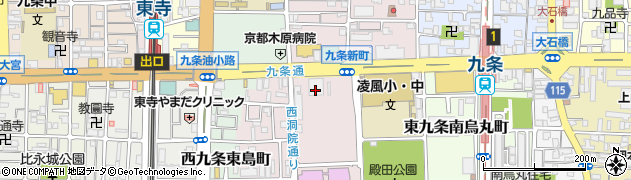 京都府庁　労働問題のご相談・京都府労働相談所周辺の地図