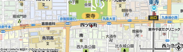 京都中央信用金庫九条支店周辺の地図