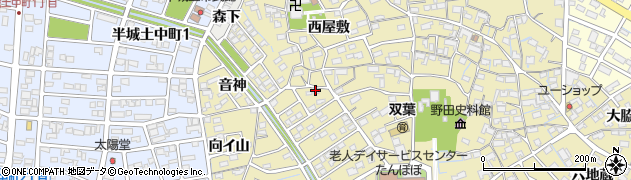 愛知県刈谷市野田町西屋敷236周辺の地図