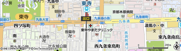 京都府京都市南区西九条島町54周辺の地図