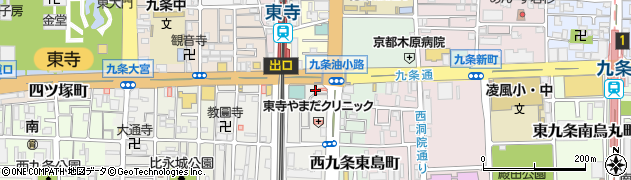 京都府京都市南区西九条島町50周辺の地図